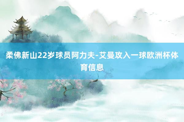 柔佛新山22岁球员阿力夫-艾曼攻入一球欧洲杯体育信息